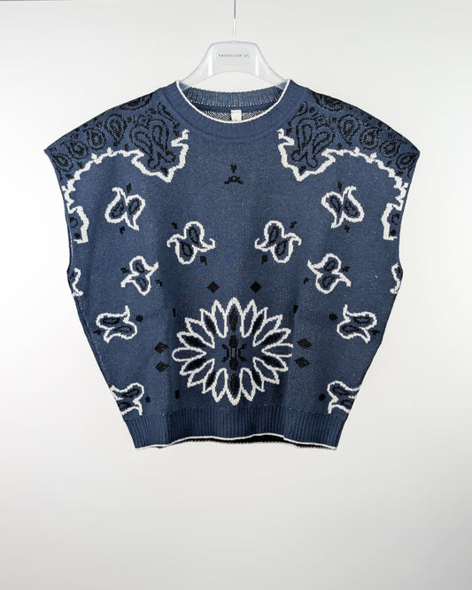 Tensione In Maglia P5HMT13A414 Blu Navy