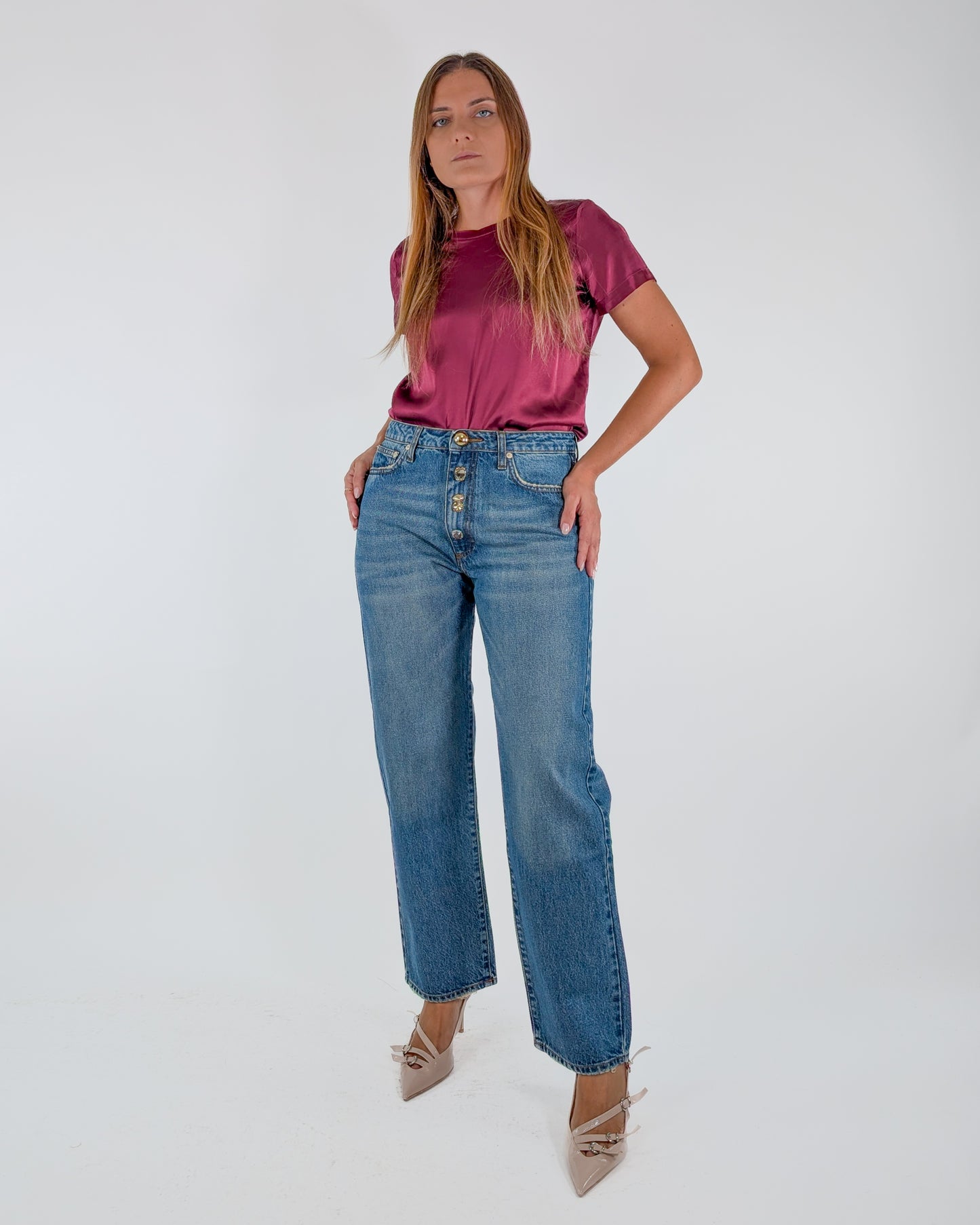 Vicolo Jeans DF5048 Denim Blu