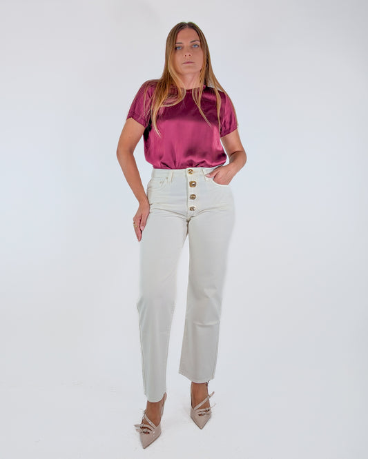 Vicolo Jeans DF5056 Denim Bianco