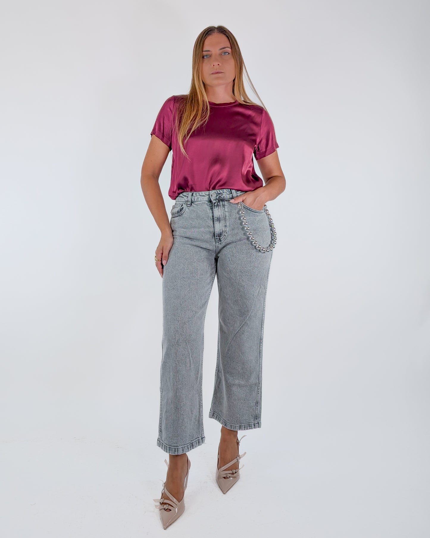 Vicolo Jeans DF5137 Denim Grigio