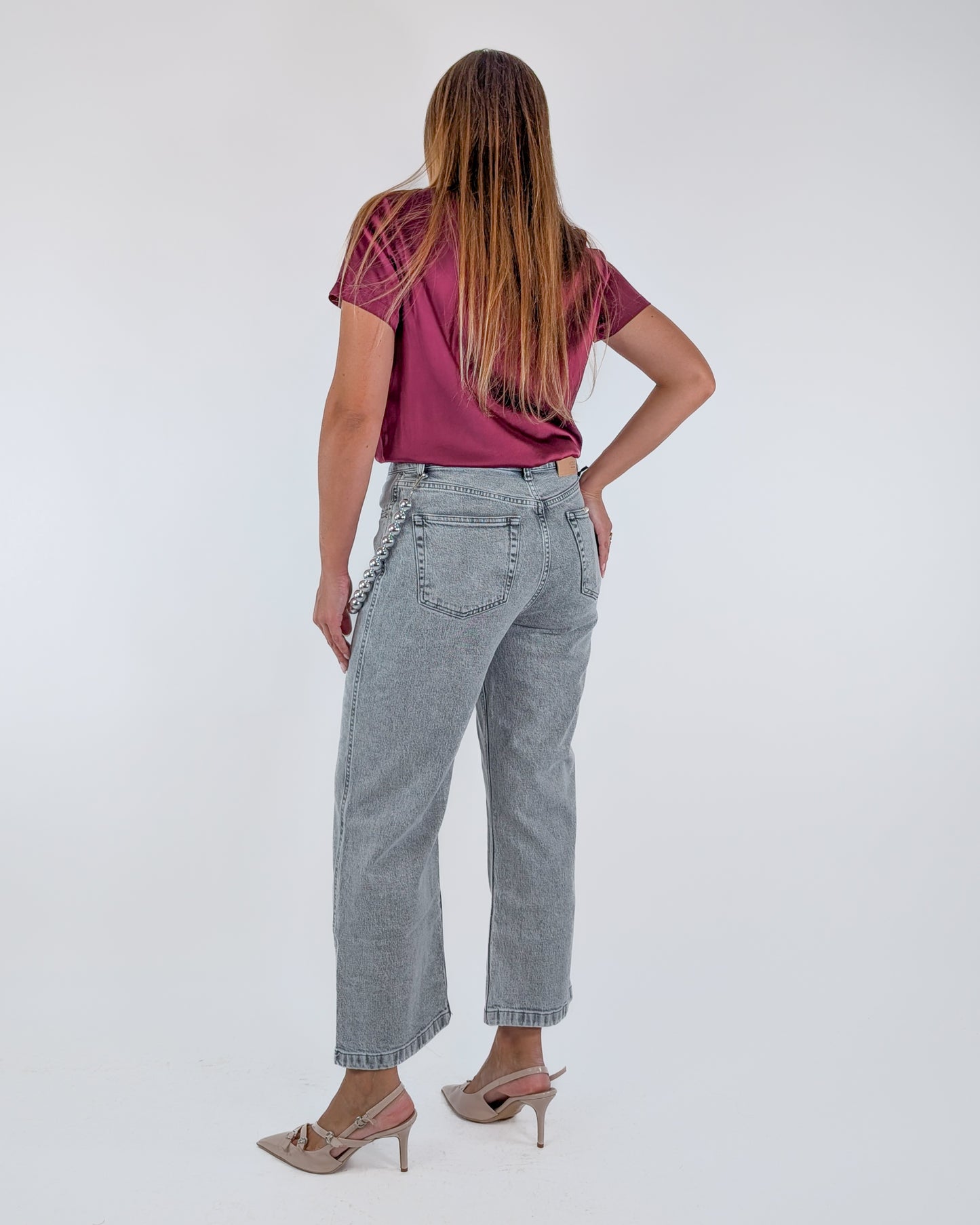 Vicolo Jeans DF5137 Denim Grigio