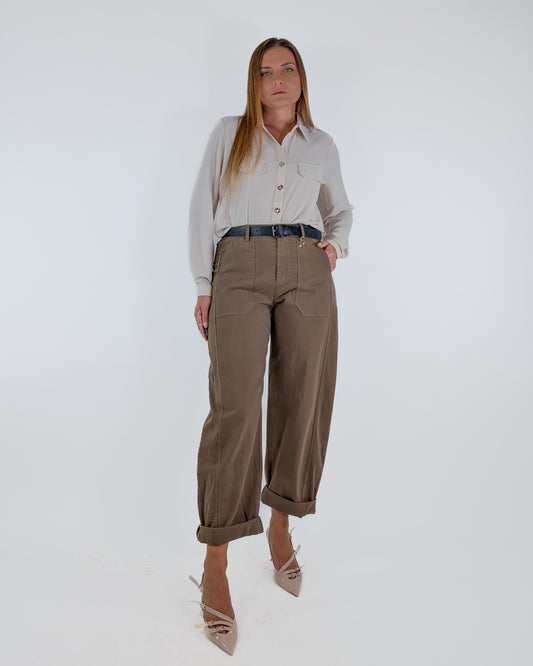 Susy Mix Pantalone 58300GAB Tabacco