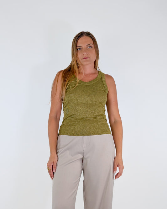 Susy Mix Canotta 26641 Verde Oliva