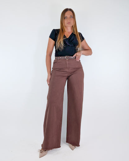 AI25 Tensione In Pantalone PA5270 Cioccolato