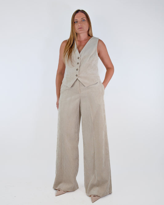 AI25 Tensione In Pantalone 26P203 Beige