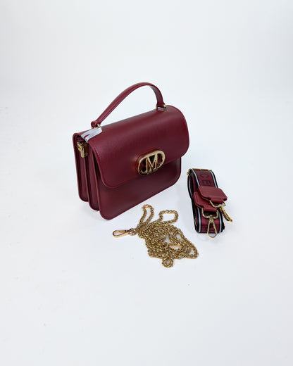 AI25 Marc Ellis Borsa FLAT EAR _25 Red Dahlia/Light Gold