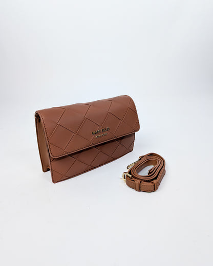 AI25 Marc Ellis Borsa BLOOM BAG DARK CUOIO