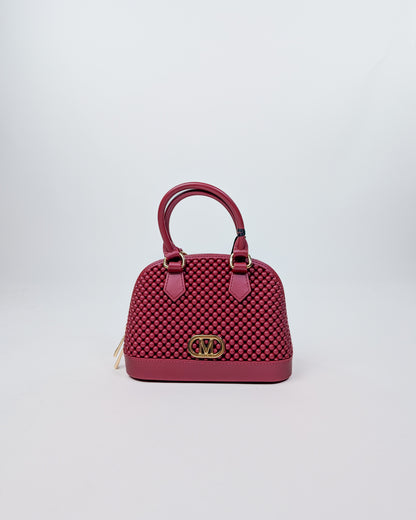 AI25 Marc Ellis Borsa FLAT XS BALL _25 Rubino/Light Gold