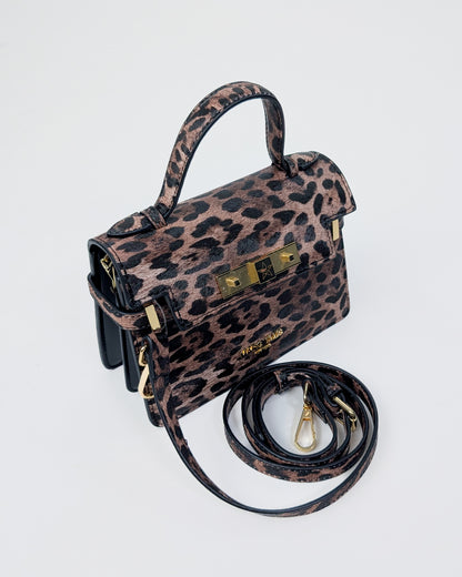 AI25 Marc Ellis Borsa AROUND S 26 BLACK LEO / LIGHT GOLD