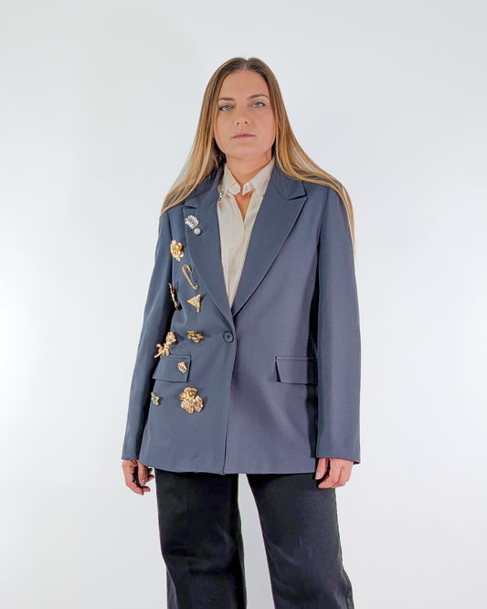 Susy Mix Giacca M09428 Grigio