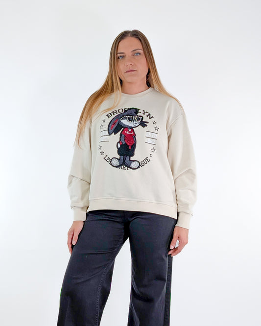 Susy Mix Felpa SH002739 Crema