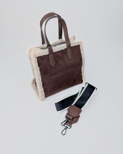 AI25 Marc Ellis Borsa BUBY SUEDE M Cocoa