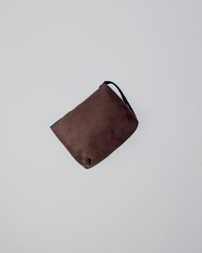 AI25 Marc Ellis Pochette BUBY SUEDE CLUTCH Cocoa