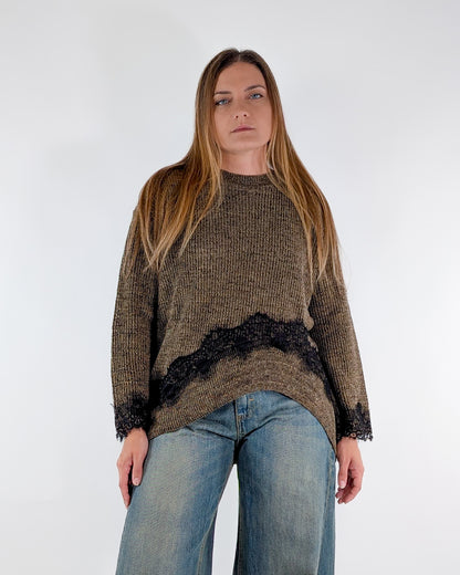 AI25 Have One Maglia MMO-P090 Cioccolato/Beige