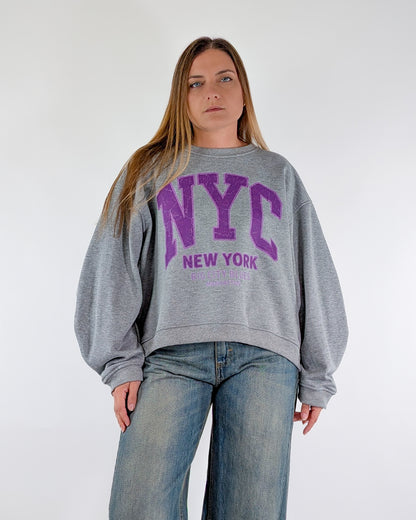 AI25 Vicolo Felpa RF0368 Grigio