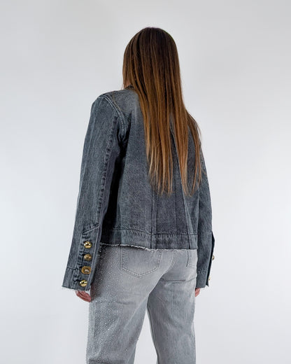 AI25 Vicolo Giacca DF5044 Denim Nero