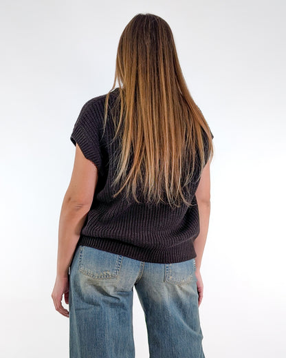 AI25 Tensione In Gilet D80941 Marrone