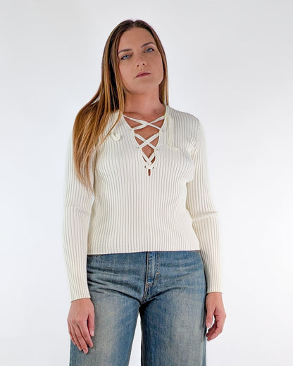 AI25 Tensione In Maglia W5HMJ55A418 White