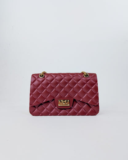 AI25 Marc Ellis Borsa FLAT FALCON M RED DAHLIA / LIGHT GOLD