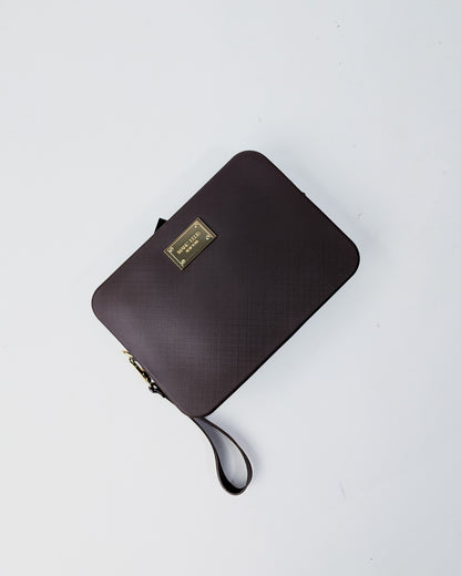 AI25 Marc Ellis Borsa FLAT FLOWE _25 COCOA / LIGHT GOLD