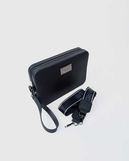 AI25 Marc Ellis Borsa FLAT FLOWE _25 BLACK / CDF