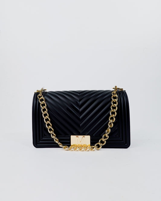 AI25 Marc Ellis Borsa FLAT M _25 BLACK / LIGHT GOLD