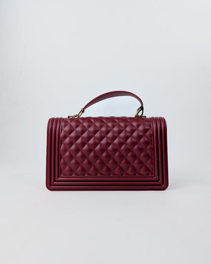 AI25 Marc Ellis Borsa FLAT SQUARE M RED DAHLIA / LIGHT GOLD