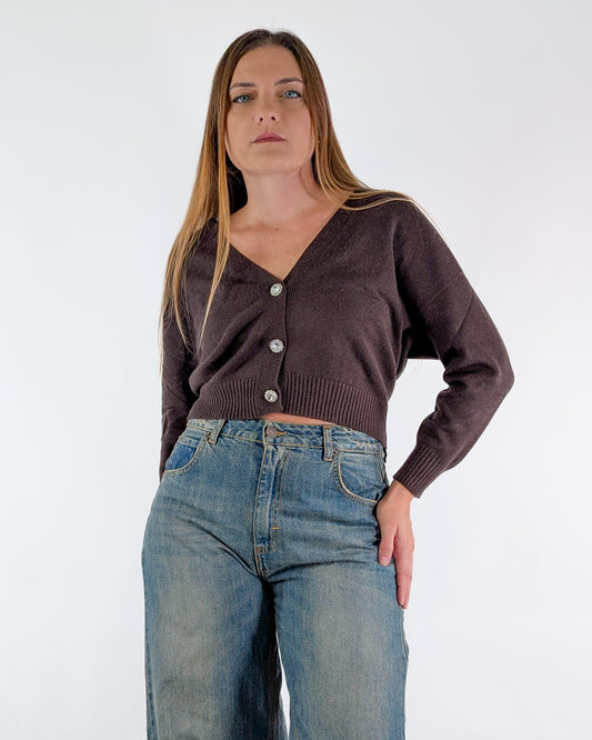 AI25 Vicolo Cardigan 77038F Moro