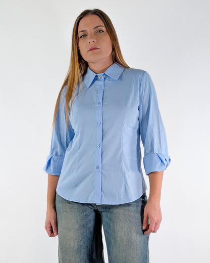 AI25 Susy Mix Camicia 748V25 Celeste