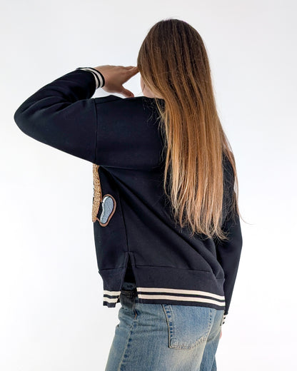 AI25 Vicolo Felpa TF1875 Nero