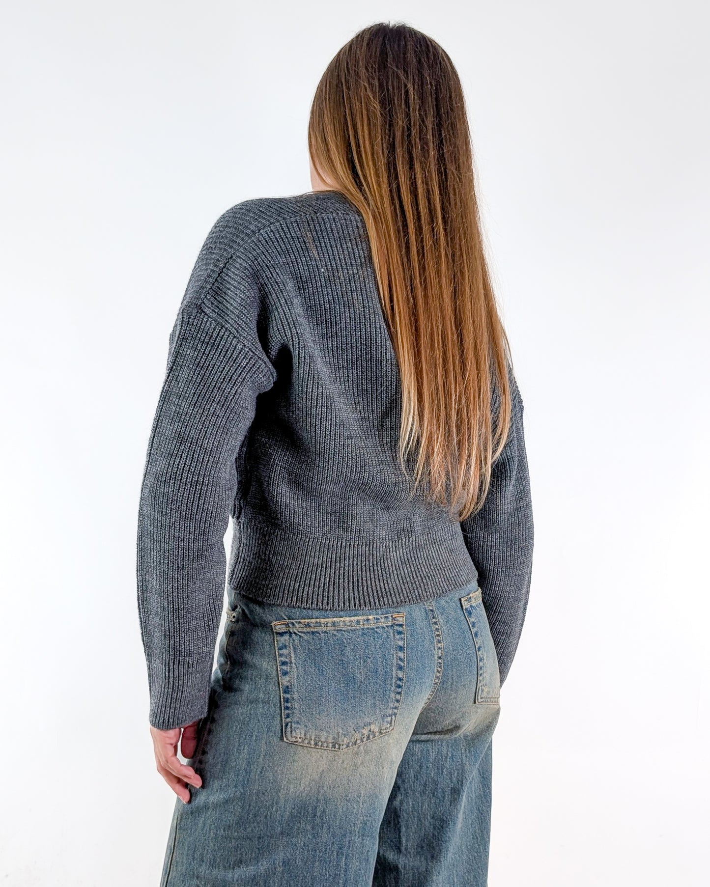 AI25 Have One Cardigan MFP-P157 Antracite