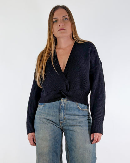 AI25 Have One Cardigan MFP-P157 Nero