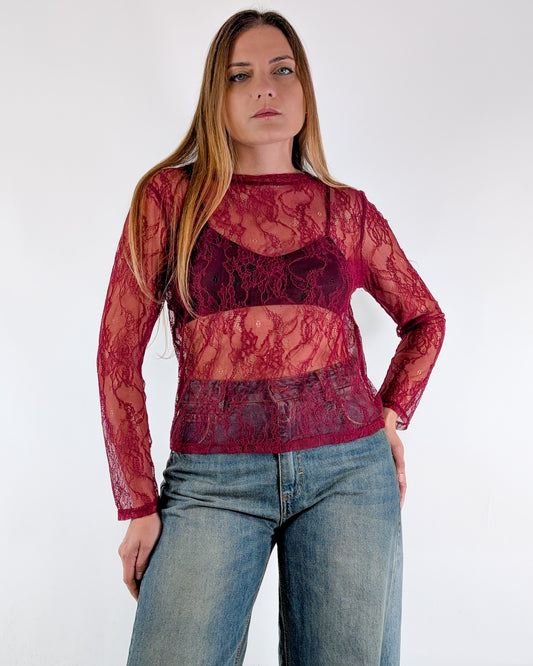 AI25 Le Streghe Maglia A25ES402 Bordeaux