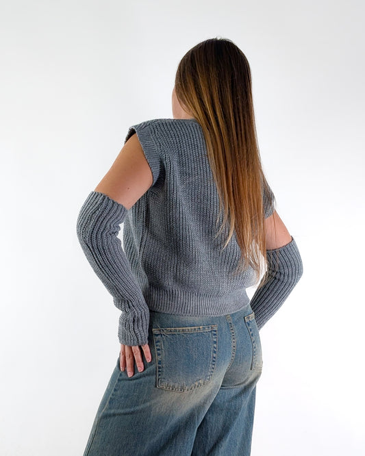 AI25 Susy Mix Gilet M92130 Grigio