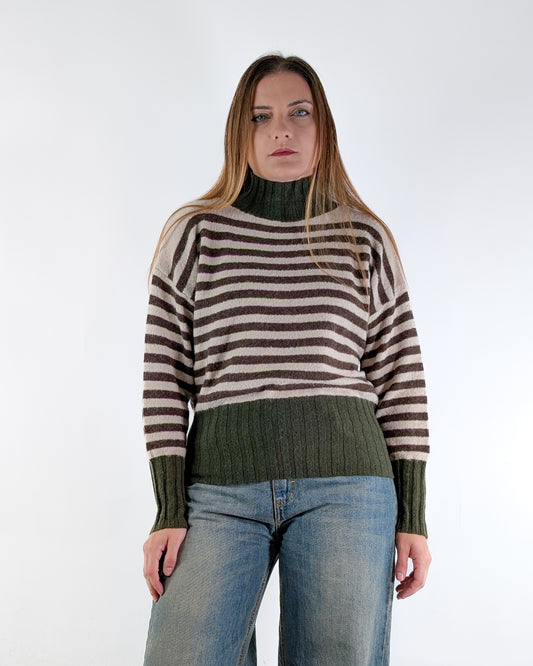 AI25 Susy Mix Maglia M92112 Verde Militare