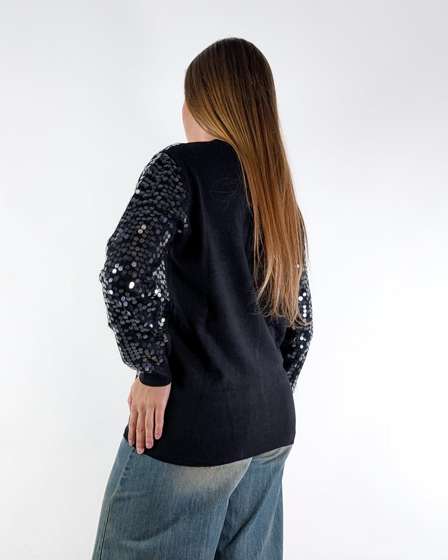 AI25 Susy Mix Cardigan CC66980 Nero