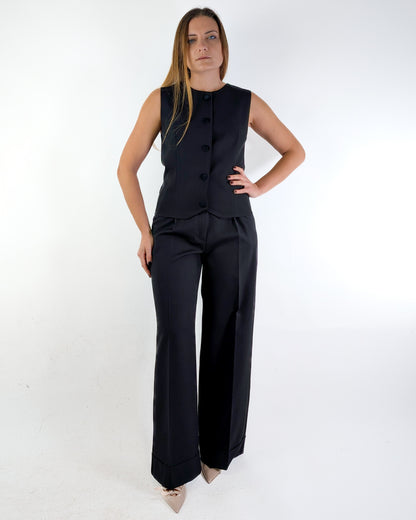 AI25 Vicolo Gilet TF0418 Nero