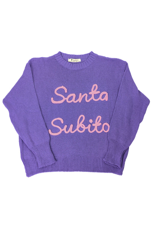 PE26 Luxury Maglia Santa Subito A0540 Viola