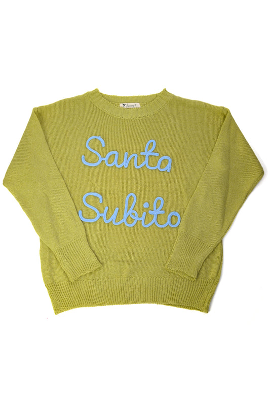 PE26 Luxury Maglia Santa Subito A0540 Lime