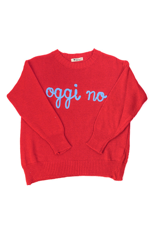 PE26 Luxury Maglia Oggi No A3680 Rosso