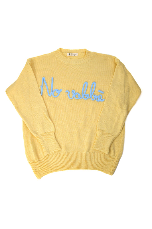 PE26 Luxury Maglia No Vabbè A0242 Giallo