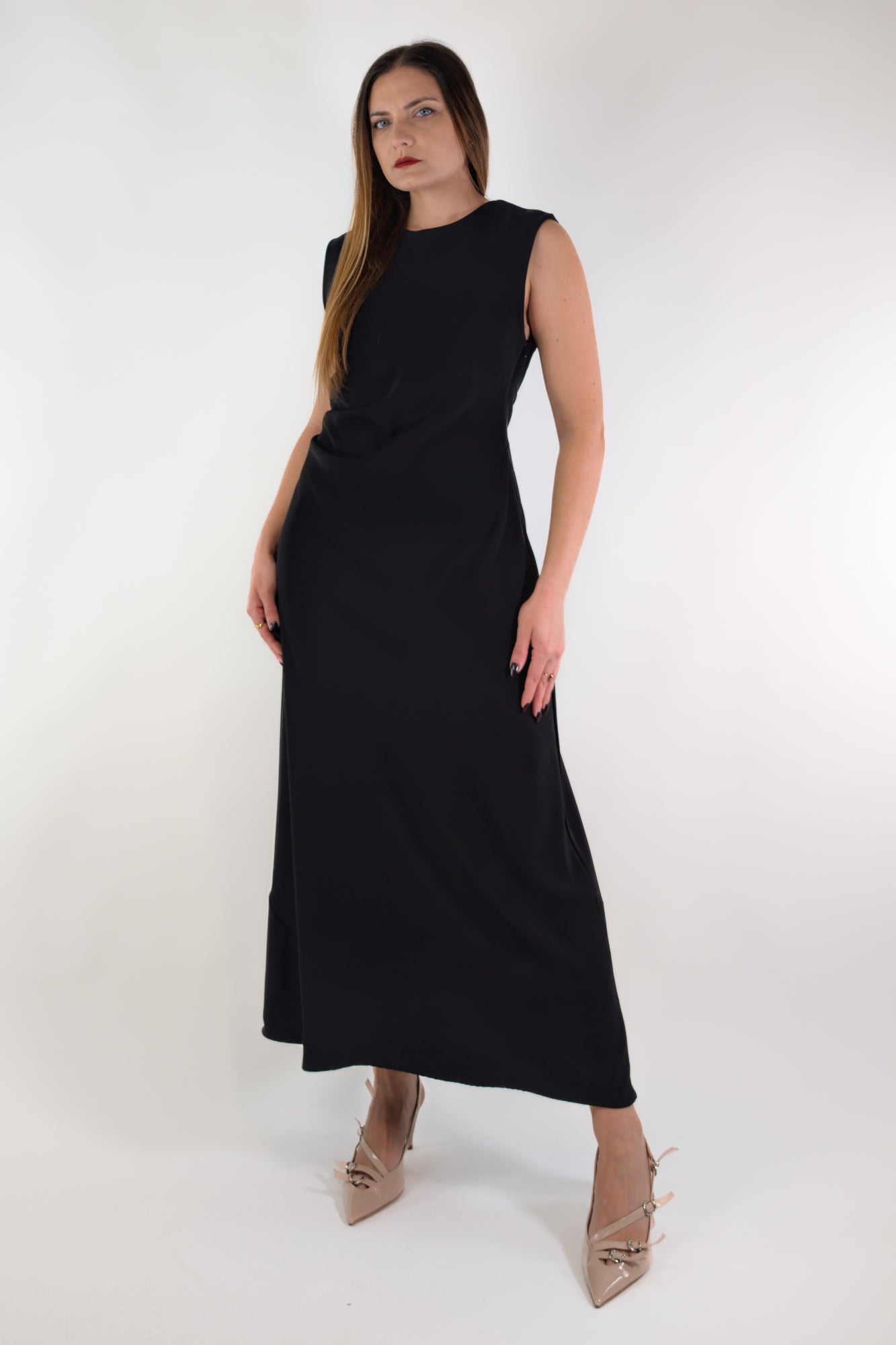 PE26 Susy Mix Abito A5485 Nero
