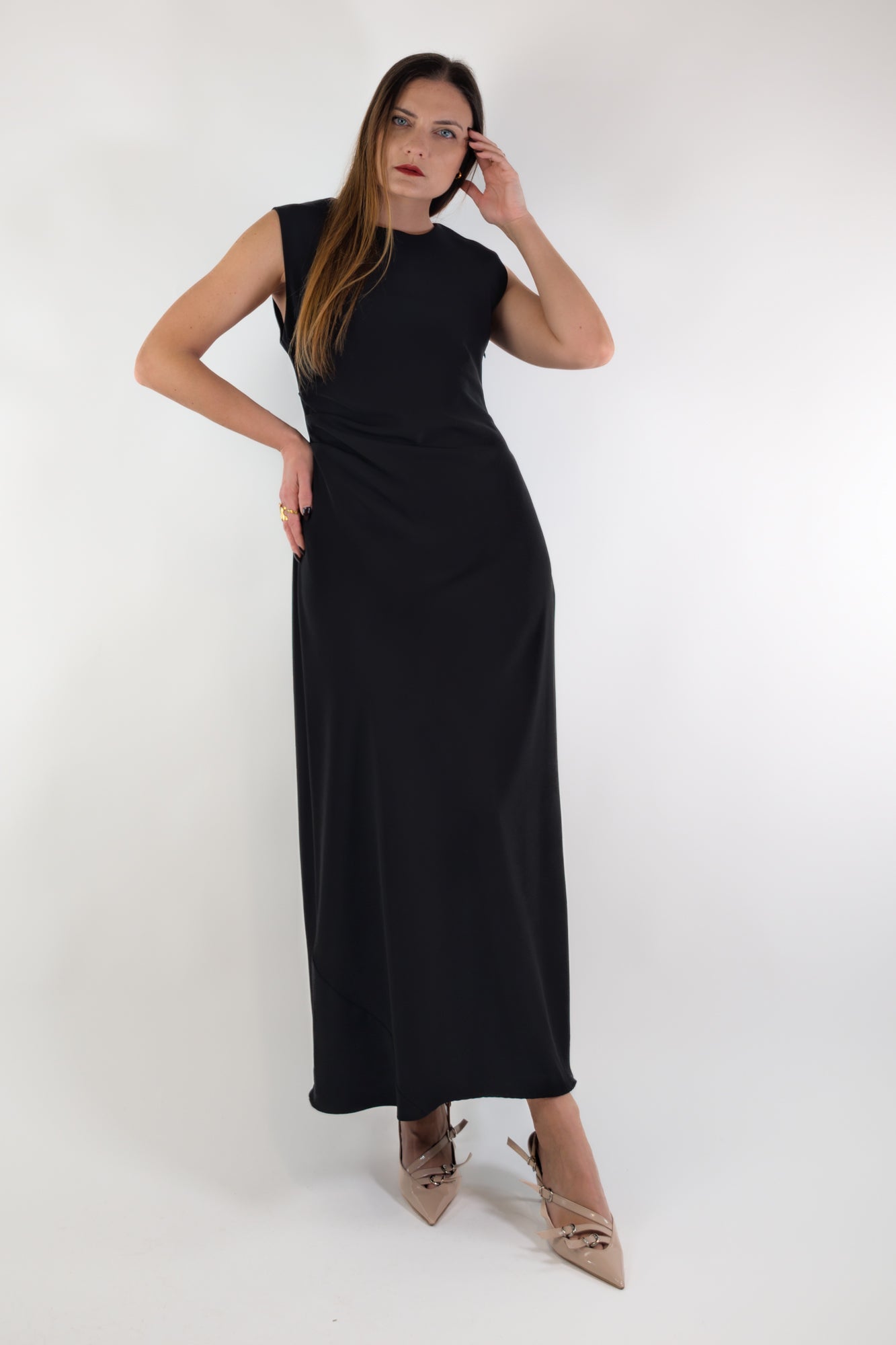 PE26 Susy Mix Abito A5485 Nero