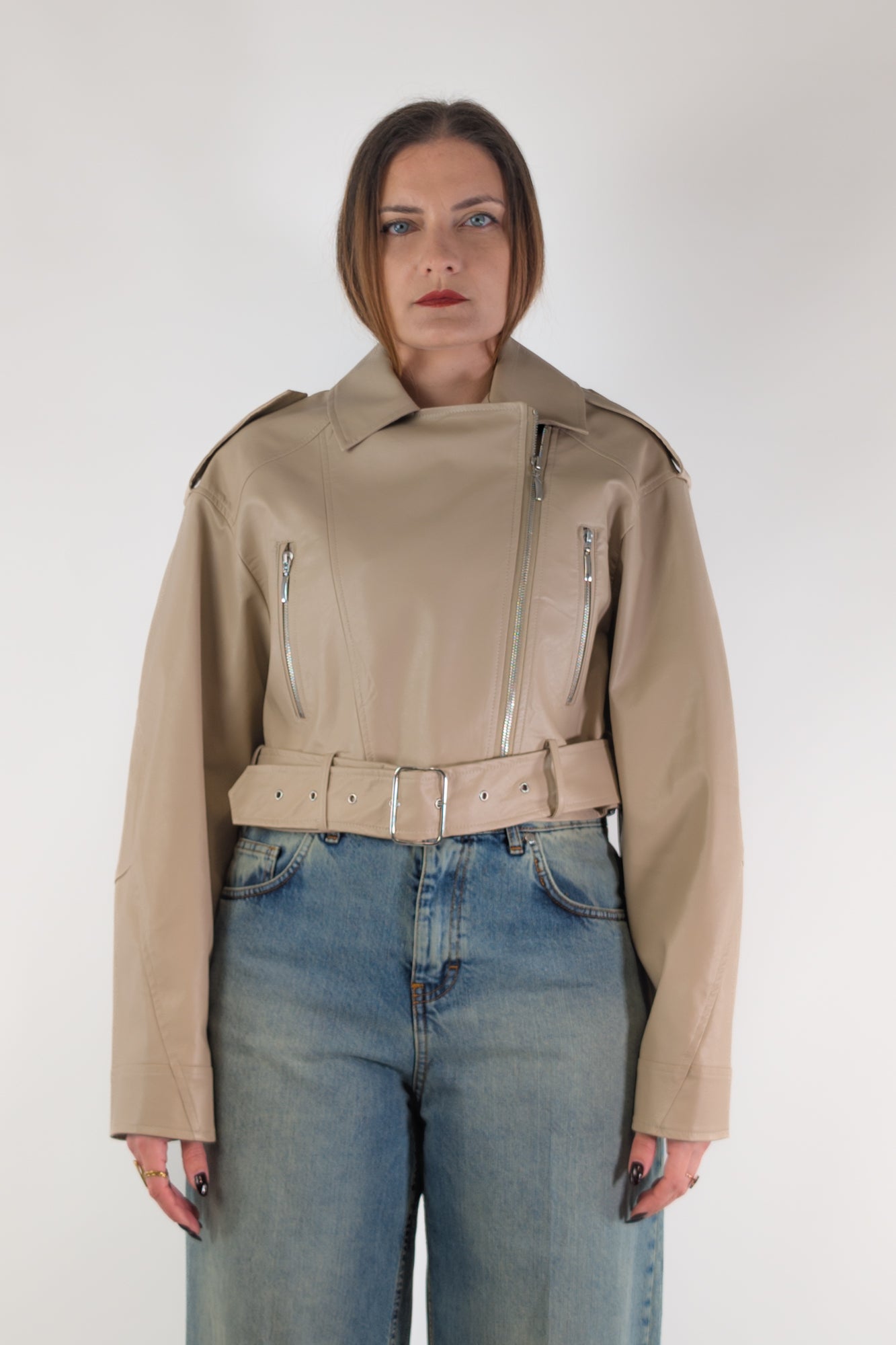 PE26 Susy Mix Giubbotto PP341T102 Beige