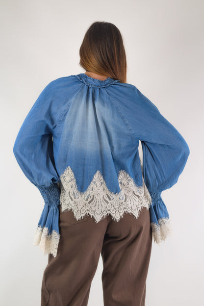 PE26 Tensione In Camicia S26C436 Denim