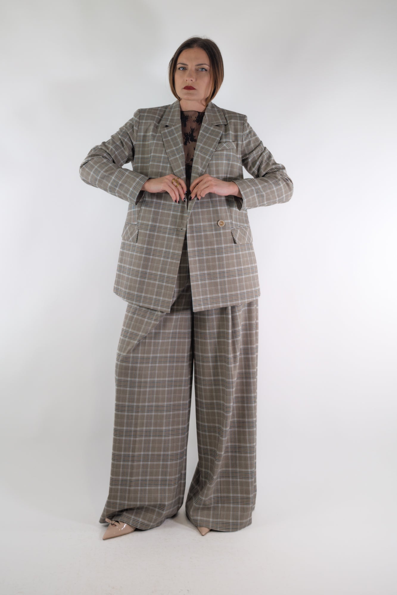 PE26 Susy Mix Pantalone PP376T2F394 Beige