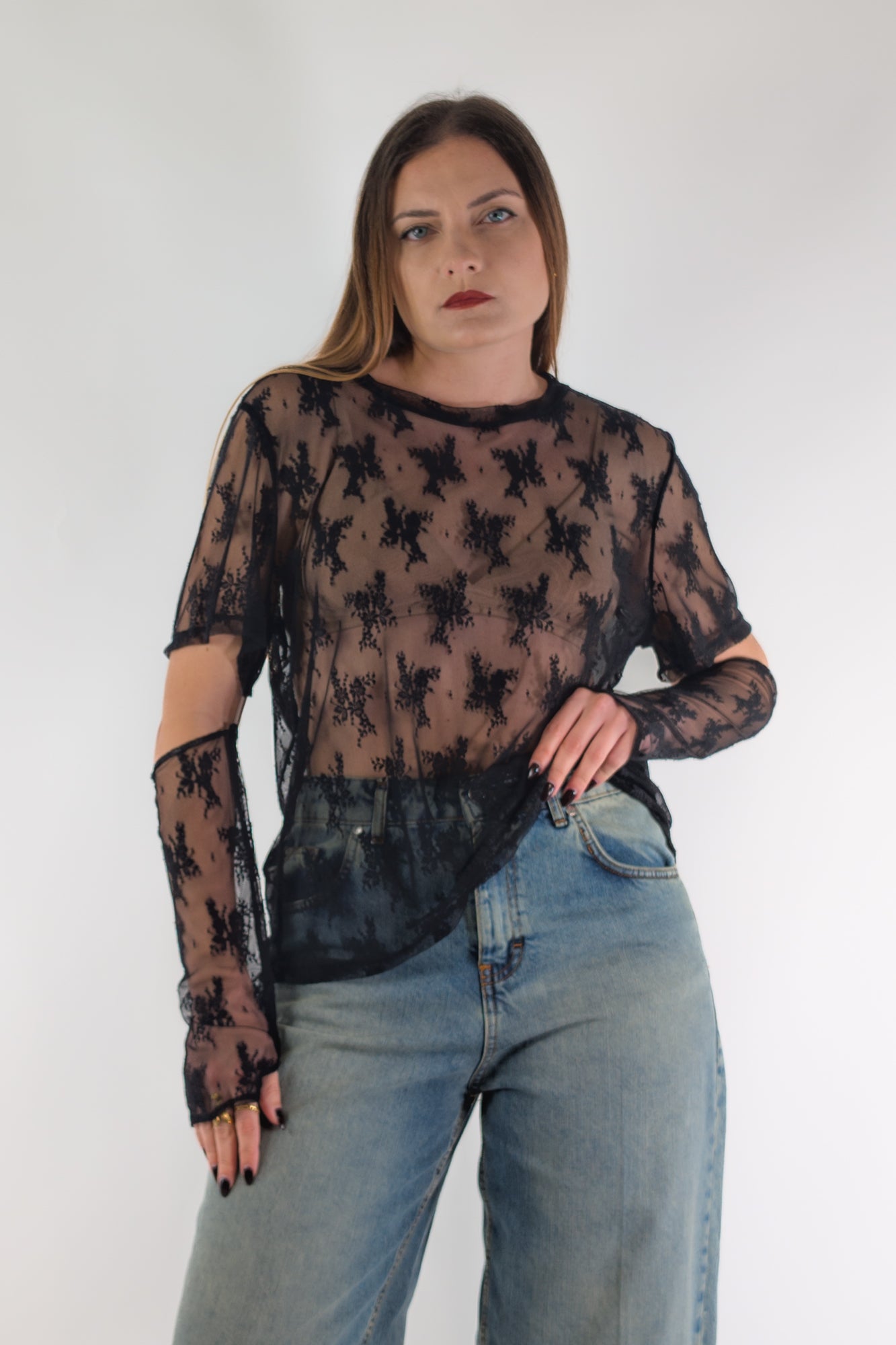 PE26 Susy Mix T-Shirt K2369AI53 Nero