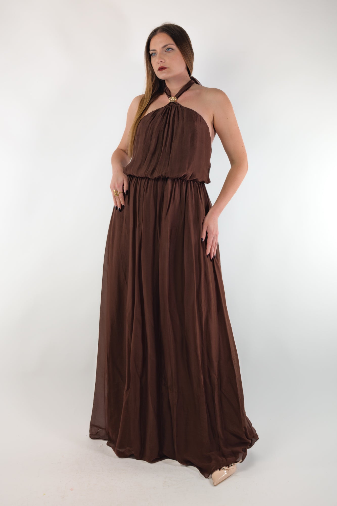 PE26 Have One Abito AFF-Q008 Cioccolato