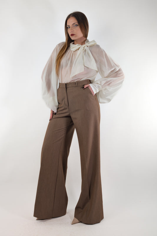 PE26 Vicolo Blusa TAB0210 Panna