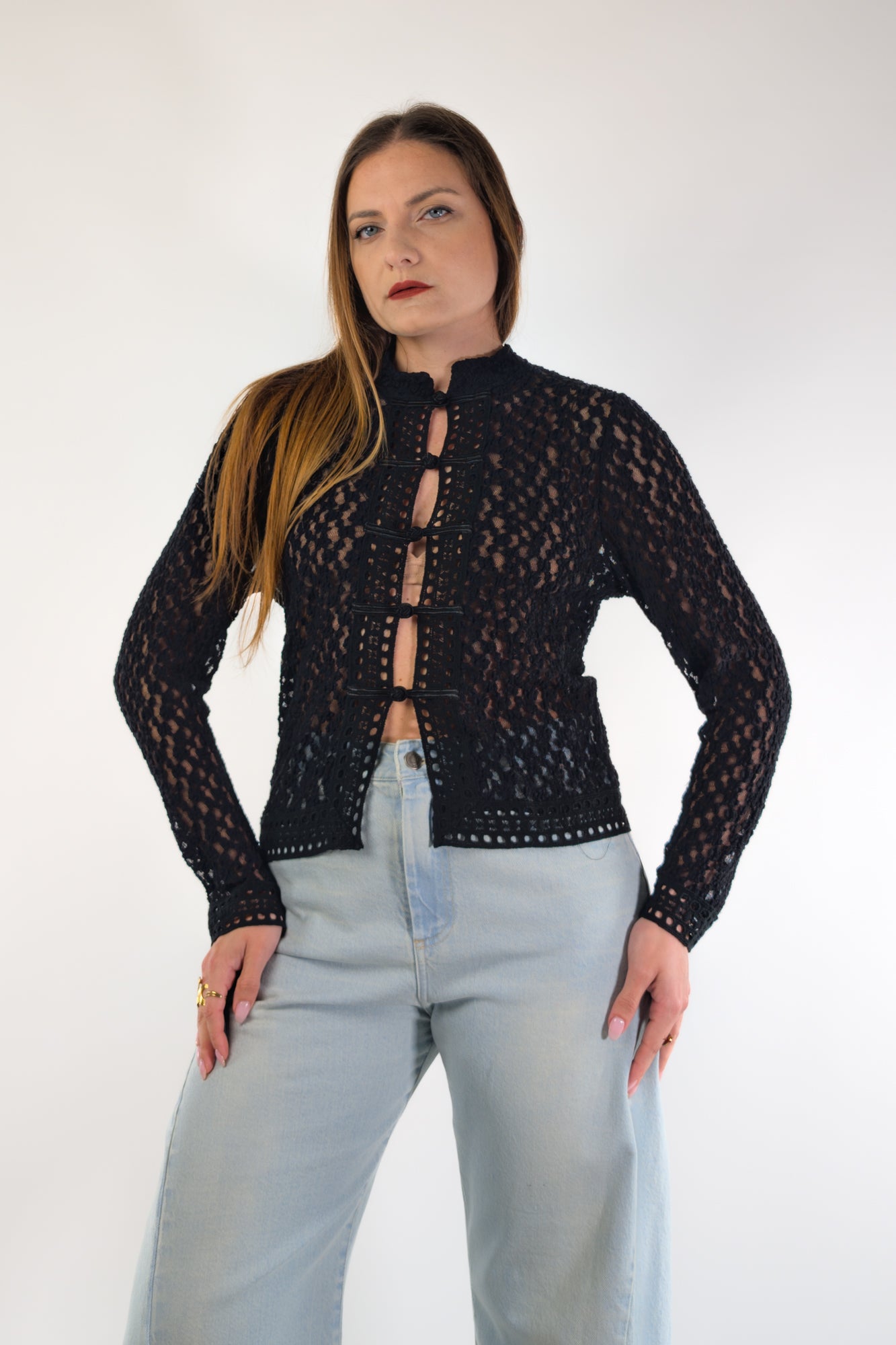 PE26 Susy Mix Camicia S3660 Nero